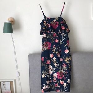 ASOS floral maternity midi dress